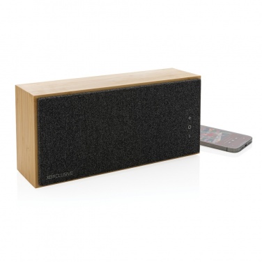 Logo trade promotional items picture of: Wynn 20W bamboo wireless speaker