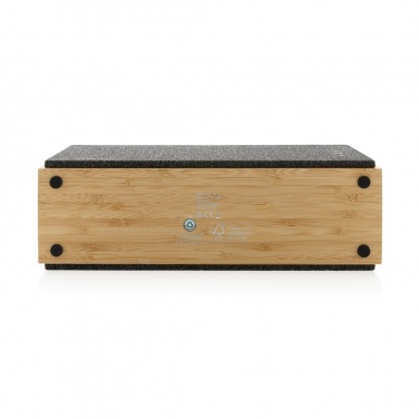 Logotrade promotional giveaway picture of: Wynn 20W bamboo wireless speaker