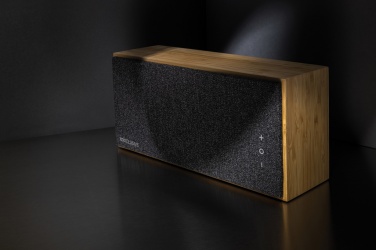 Logotrade advertising products photo of: Wynn 20W bamboo wireless speaker