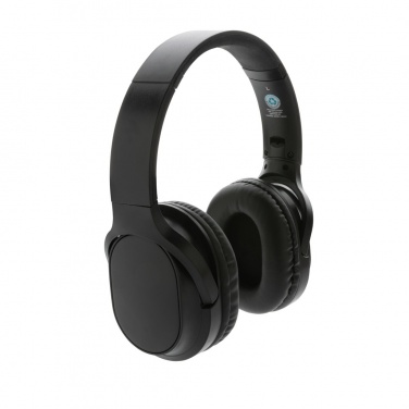 Logotrade promotional item picture of: RCS recycled plastic Elite Foldable wireless headphone