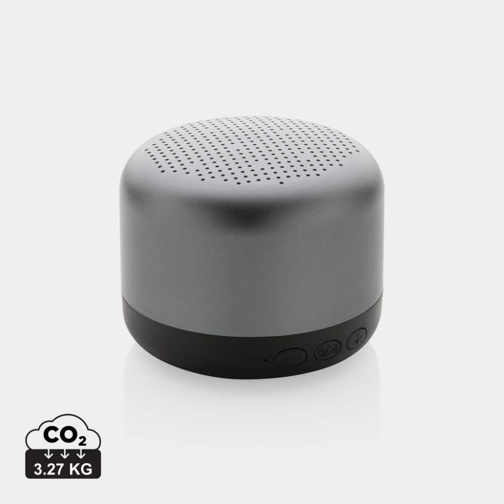 Logo trade promotional giveaways image of: Terra RCS recycled aluminium 5W wireless speaker