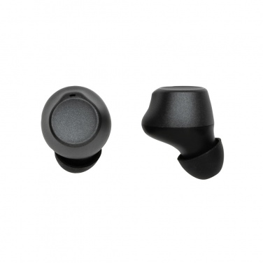 Logo trade promotional giveaways picture of: Terra RCS recycled aluminium wireless earbuds