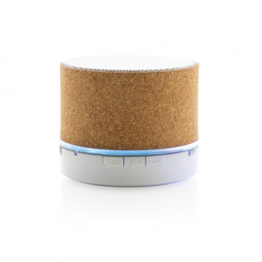 Logo trade promotional gifts picture of: Cork 3W wireless speaker