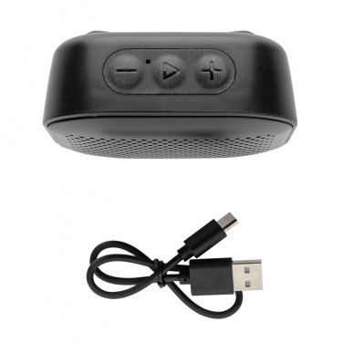 Logo trade promotional merchandise photo of: RCS recycled plastic Soundbox 3W speaker