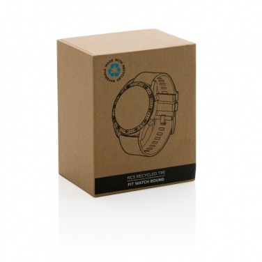 Logo trade business gift photo of: RCS recycled TPU Fit Watch round
