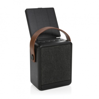 Logo trade promotional items image of: Skywave RCS recycled plastic solar speaker 12W