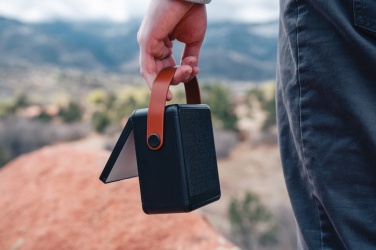 Logo trade promotional products picture of: Skywave RCS recycled plastic solar speaker 12W