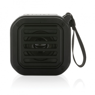 Logo trade advertising products image of: 3W RCS recycled plastic wireless sunwave solar speaker