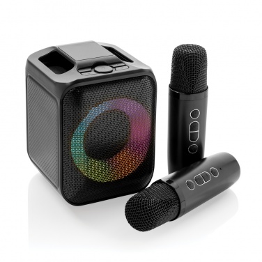 Logotrade promotional giveaway picture of: Singvibe RCS recycled plastic karaoke set with double mic