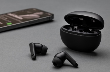 Logo trade promotional gifts picture of: Prolink RCS recycled plastic hybrid ANC/ENC earbud