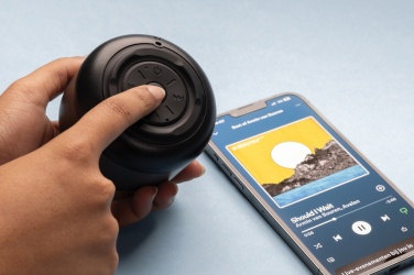 Logo trade promotional gift photo of: BeatBuddy recycled plastic 3W speaker