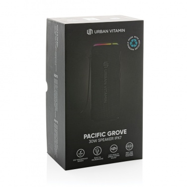 Logotrade corporate gift picture of: Urban Vitamin Pacific Grove RCS rplastic 30W speaker IPX7