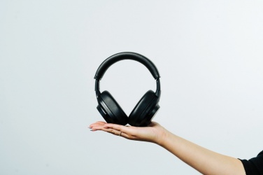 Logo trade promotional gift photo of: Irvine RCS recycled and repairable ANC wireless headphone