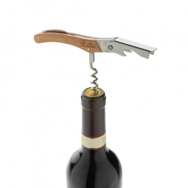 Logo trade promotional items picture of: Wooden Corkscrew