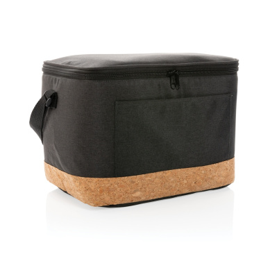 Logotrade promotional gift picture of: Impact AWARE™ XL RPET two tone cooler bag with cork detail