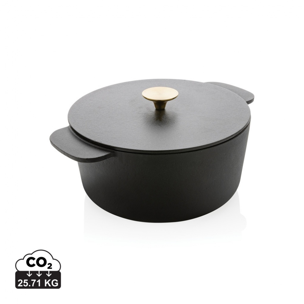 Logo trade promotional products picture of: Ukiyo cast iron pan large