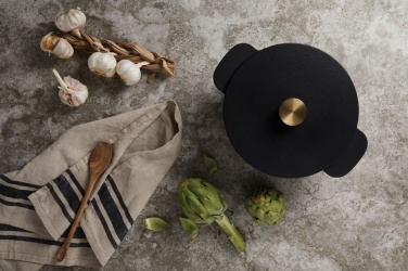 Logo trade promotional giveaways picture of: Ukiyo cast iron pan large