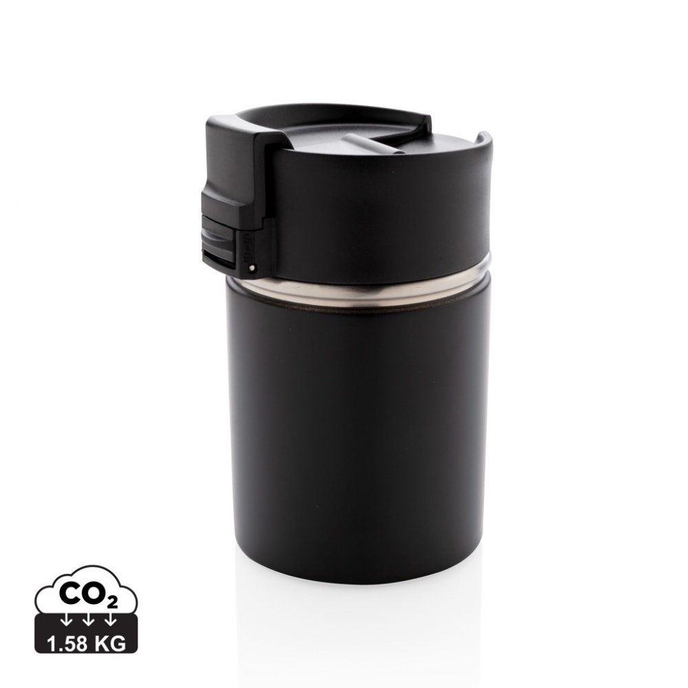 Logo trade business gift photo of: Bogota compact vacuum mug with ceramic coating
