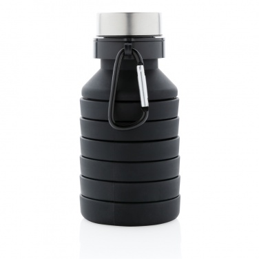 Logotrade promotional giveaway picture of: Leakproof collapsible silicone bottle with lid