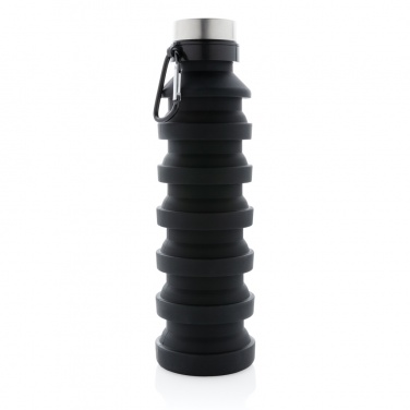 Logotrade promotional gift image of: Leakproof collapsible silicone bottle with lid