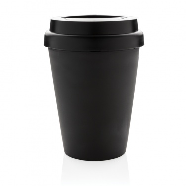 Logo trade promotional giveaway photo of: Reusable double wall coffee cup 300ml