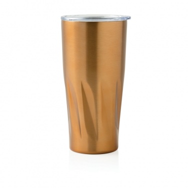 Logo trade business gifts image of: Copper vacuum insulated tumbler