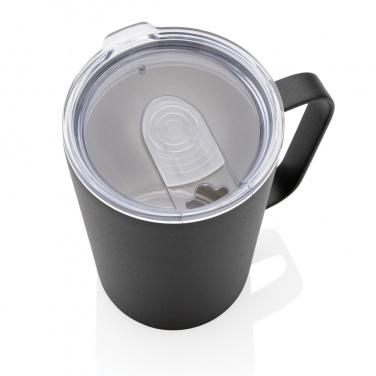 Logotrade promotional giveaway image of: RCS Recycled stainless steel modern vacuum mug with lid