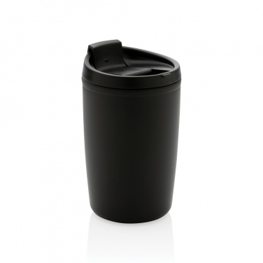 Logo trade corporate gifts image of: GRS Recycled PP tumbler with flip lid