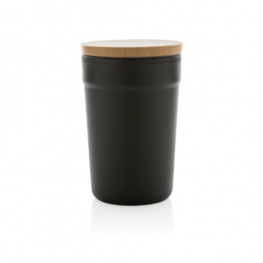 Logo trade promotional gift photo of: GRS certified recycled PP mug with bamboo lid