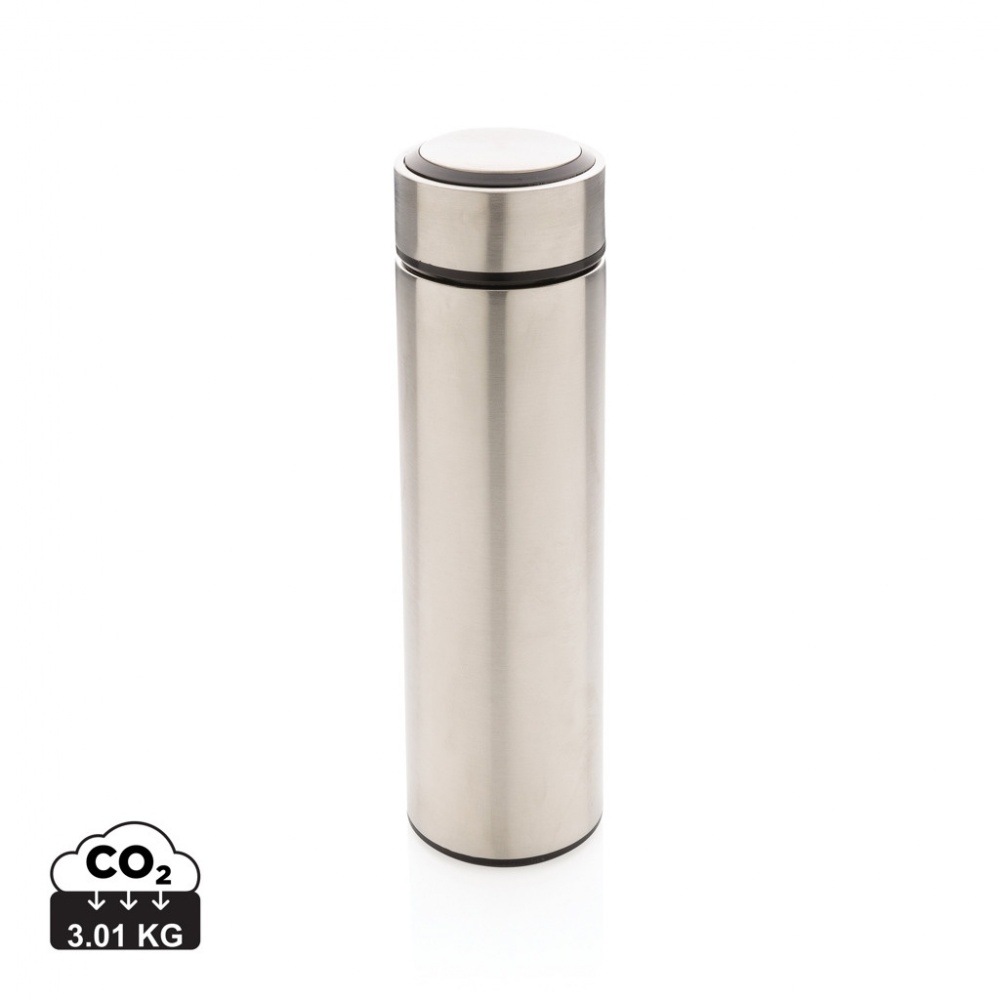 Logo trade business gifts image of: Vacuum stainless steel bottle