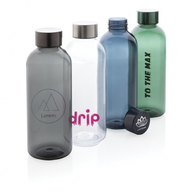 Logo trade promotional merchandise photo of: Leakproof water bottle with metallic lid