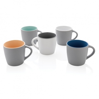 Logo trade corporate gifts image of: Ceramic mug with coloured inner 300ml