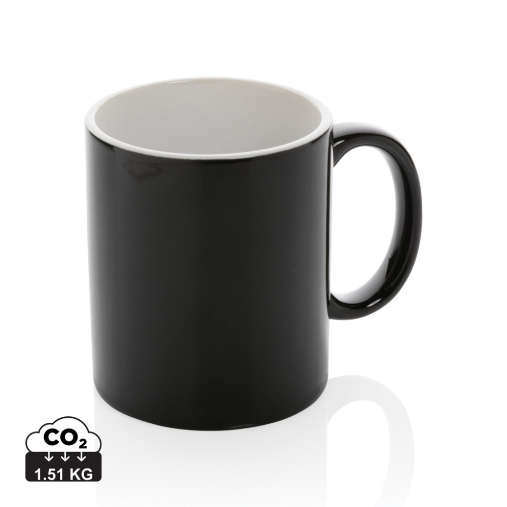 Logo trade promotional giveaways image of: Ceramic classic mug 350ml
