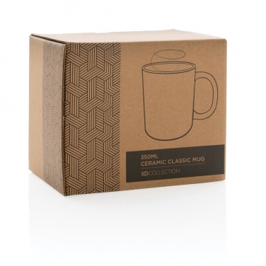 Logo trade business gift photo of: Ceramic classic mug 350ml