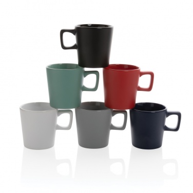 Logotrade promotional item picture of: Ceramic modern coffee mug 300ml