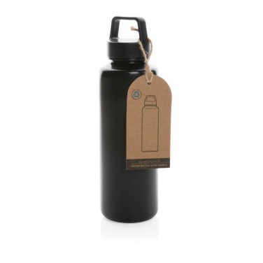 Logo trade promotional gifts image of: RCS certified recycled PP water bottle with handle
