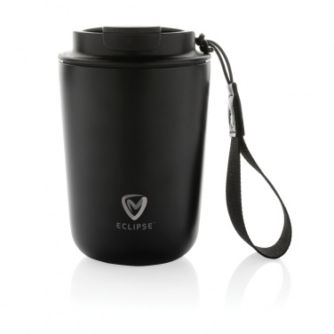 Logo trade promotional item photo of: Cuppa RCS re-steel vacuum tumbler with lanyard