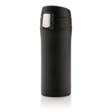 Logotrade promotional giveaway picture of: RCS Recycled stainless steel easy lock vacuum mug