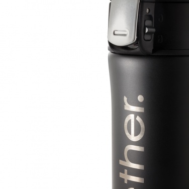 Logo trade promotional products picture of: RCS Recycled stainless steel easy lock vacuum mug