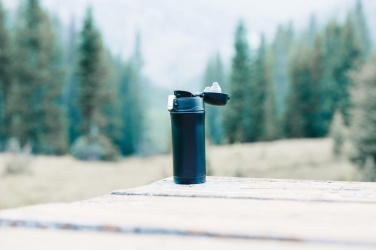 Logotrade promotional giveaway picture of: RCS Recycled stainless steel easy lock vacuum mug