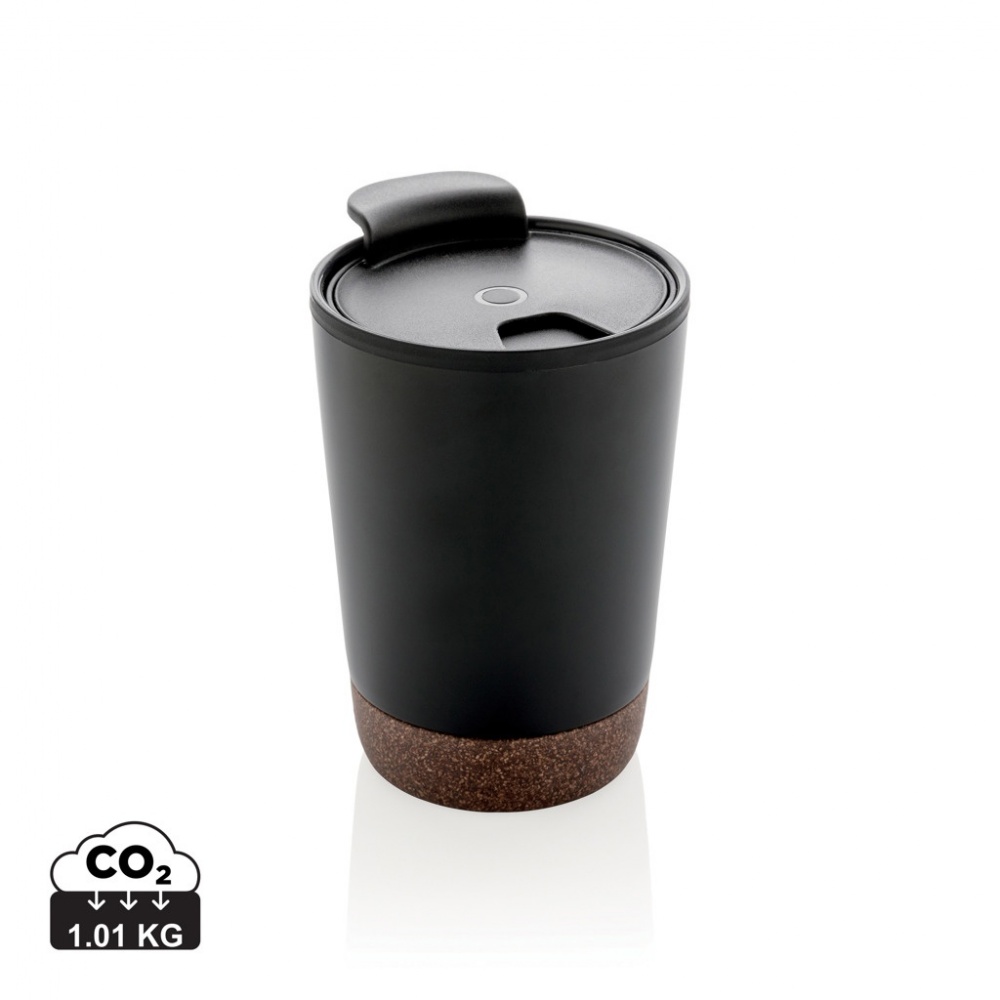 Logotrade promotional merchandise photo of: GRS RPP stainless steel cork coffee tumbler