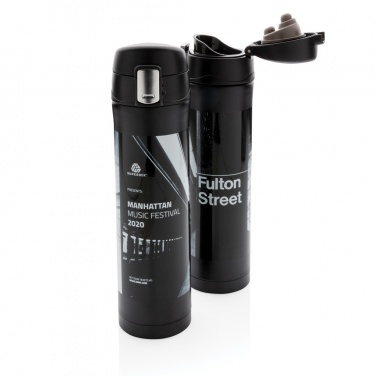 Logo trade promotional gift photo of: RCS Re-steel easy lock vacuum flask