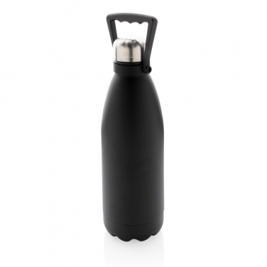 Logo trade corporate gifts image of: RCS Recycled stainless steel large vacuum bottle 1.5L