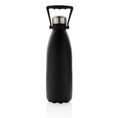 Logo trade promotional giveaways picture of: RCS Recycled stainless steel large vacuum bottle 1.5L