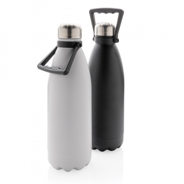 Logo trade promotional merchandise image of: RCS Recycled stainless steel large vacuum bottle 1.5L