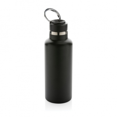 Logo trade promotional merchandise picture of: Hydro RCS recycled stainless steel vacuum bottle with spout