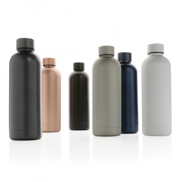 Logo trade promotional merchandise image of: RCS Recycled stainless steel Impact vacuum bottle