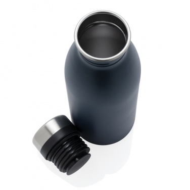 Logo trade promotional merchandise image of: RCS Recycled stainless steel deluxe water bottle