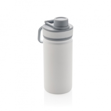 Logotrade promotional gift image of: Vacuum stainless steel bottle with sports lid 550ml
