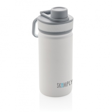 Logotrade promotional merchandise photo of: Vacuum stainless steel bottle with sports lid 550ml